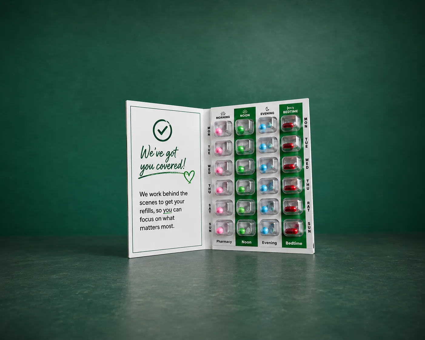 Ready Meds Pharmacy staff packaging medications